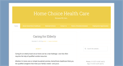 Desktop Screenshot of homechoicehealthcare.com